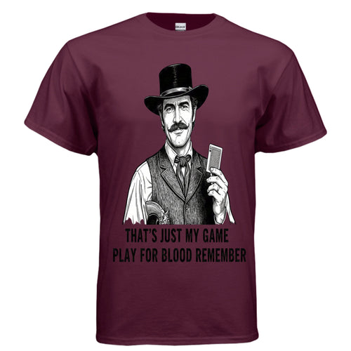 Blood Game - VEJ Sports Assemblage presents WEAR YOUR WORDS