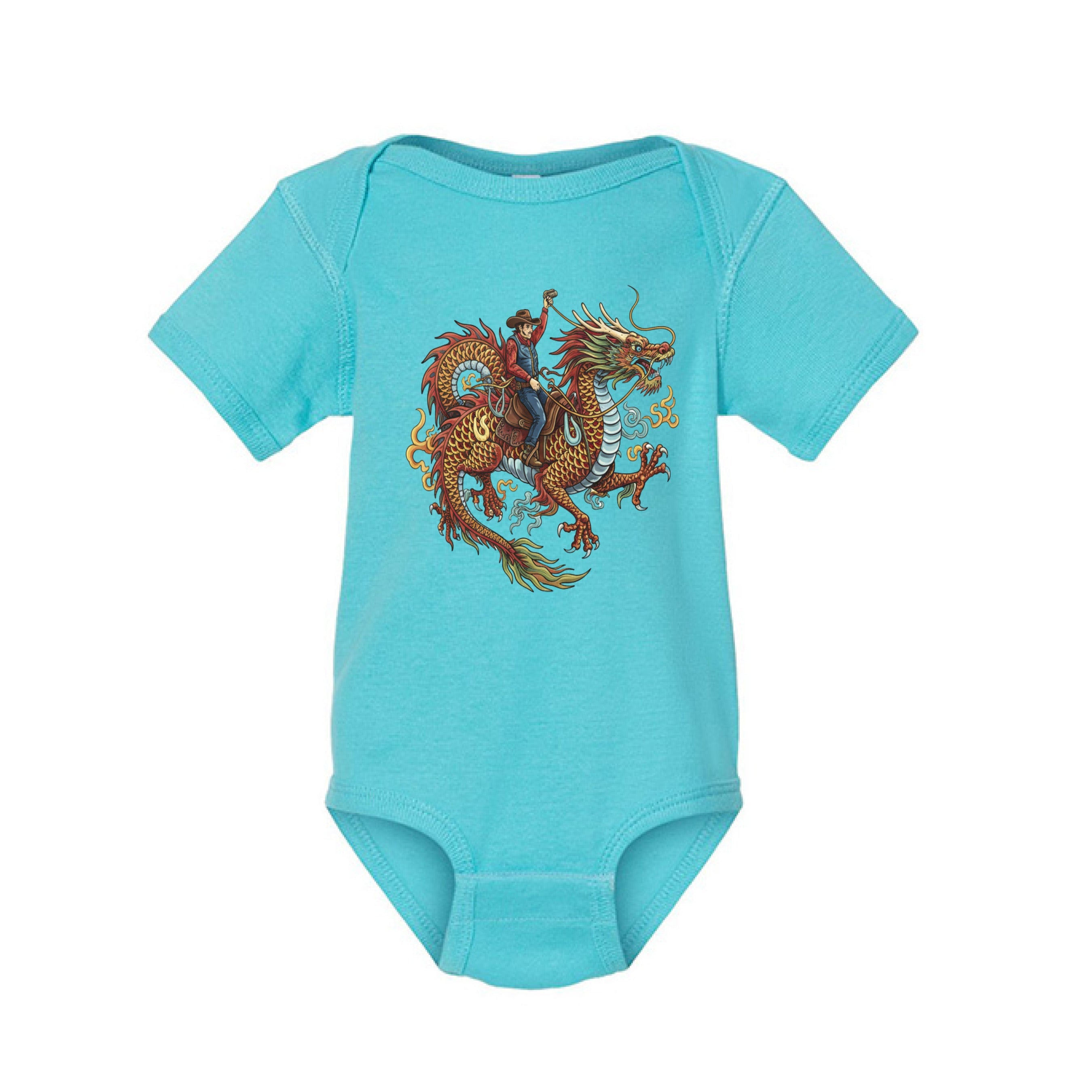 cowboy & drago baby " onesie" - VEJ Sports Assemblage presents WEAR YOUR WORDS
