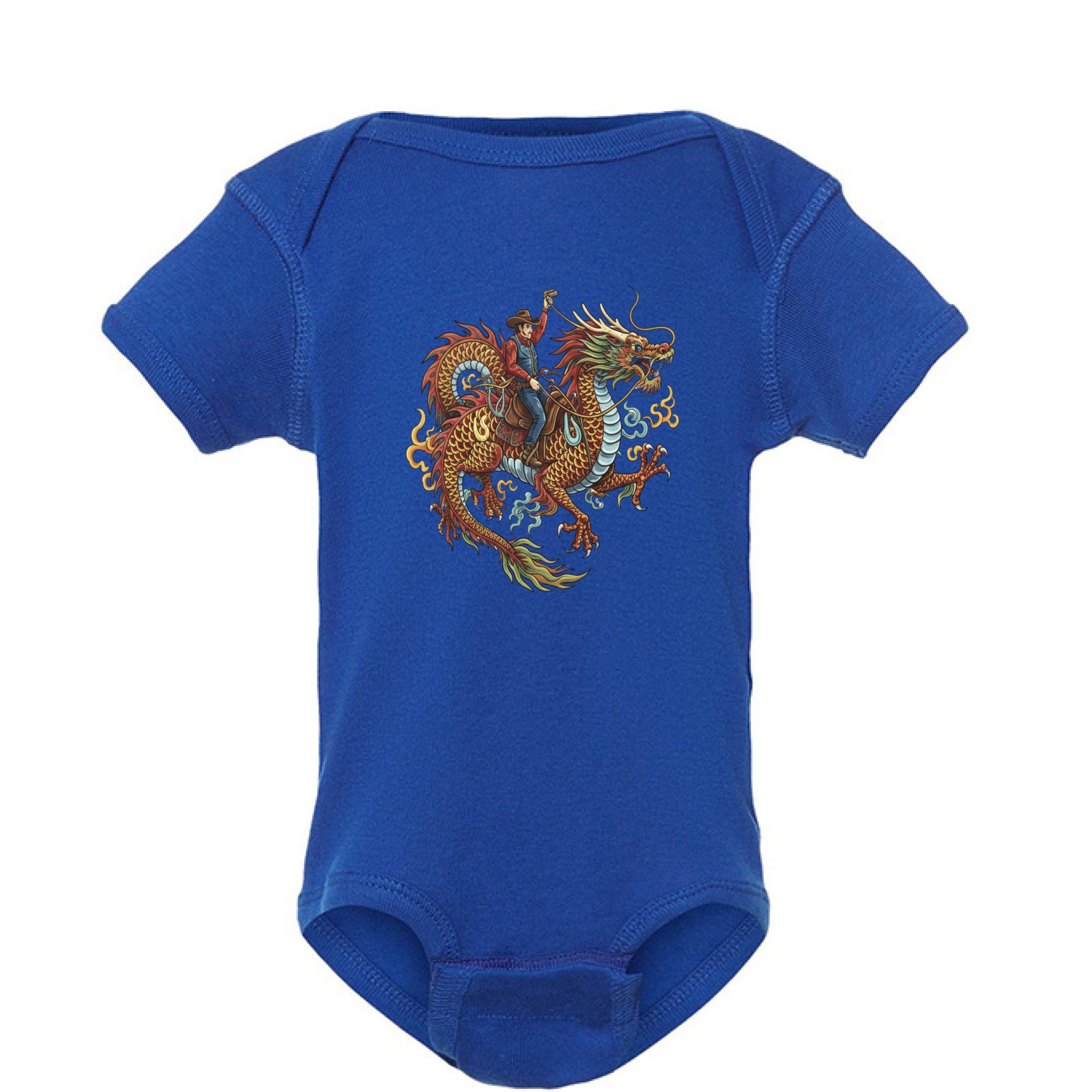 cowboy & drago baby " onesie" - VEJ Sports Assemblage presents WEAR YOUR WORDS