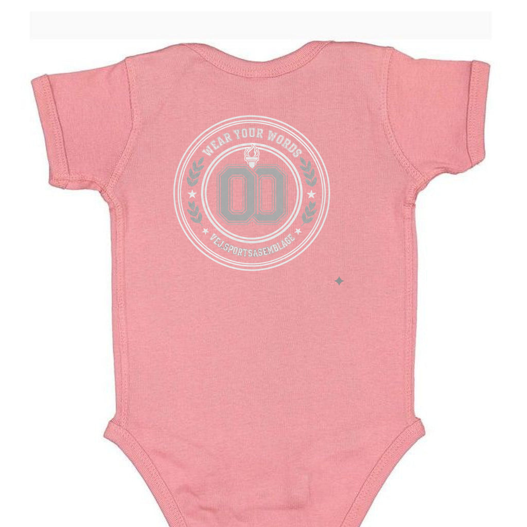 cowboy & drago baby " onesie" - VEJ Sports Assemblage presents WEAR YOUR WORDS