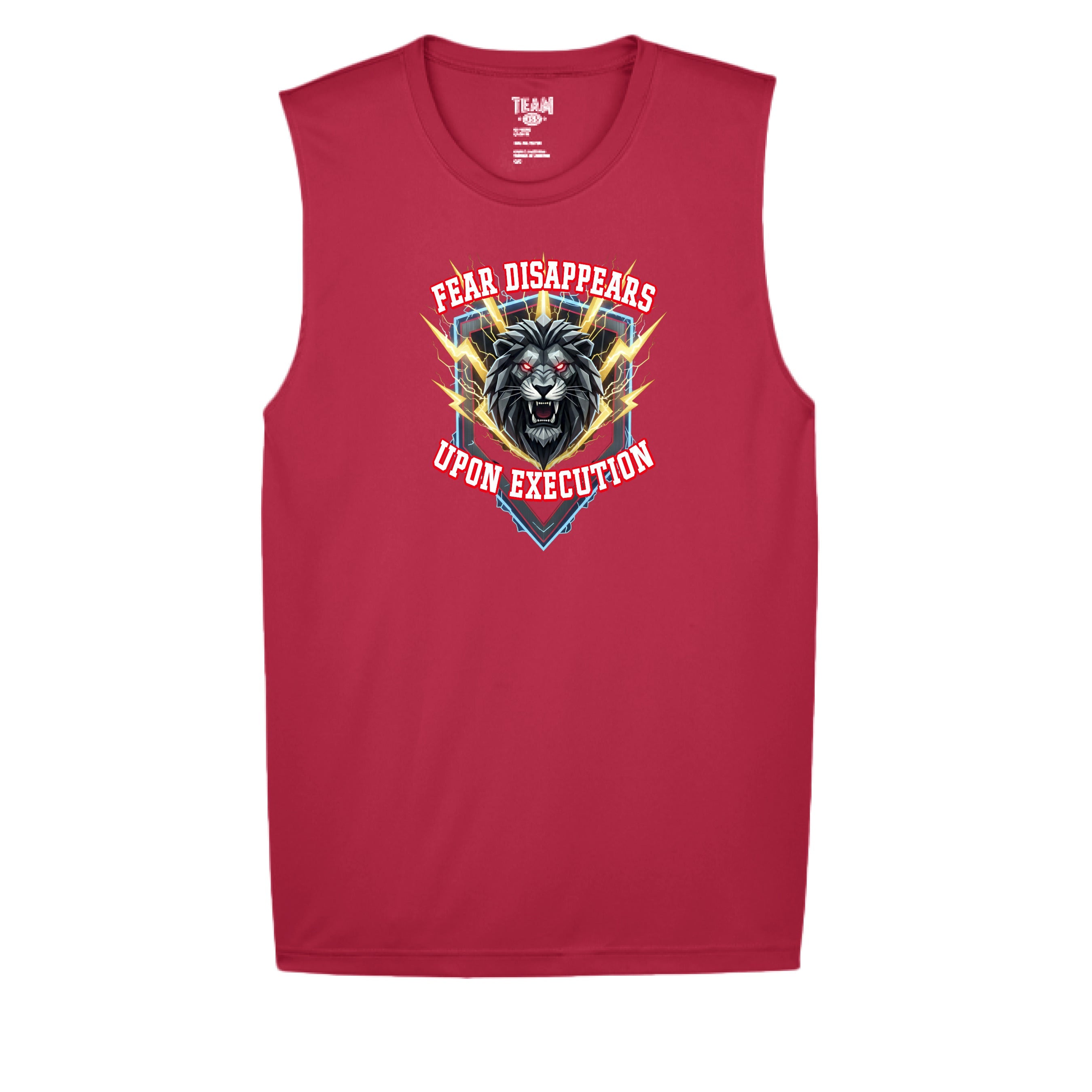 Fear Lion Tank - VEJ Sports Assemblage presents WEAR YOUR WORDS
