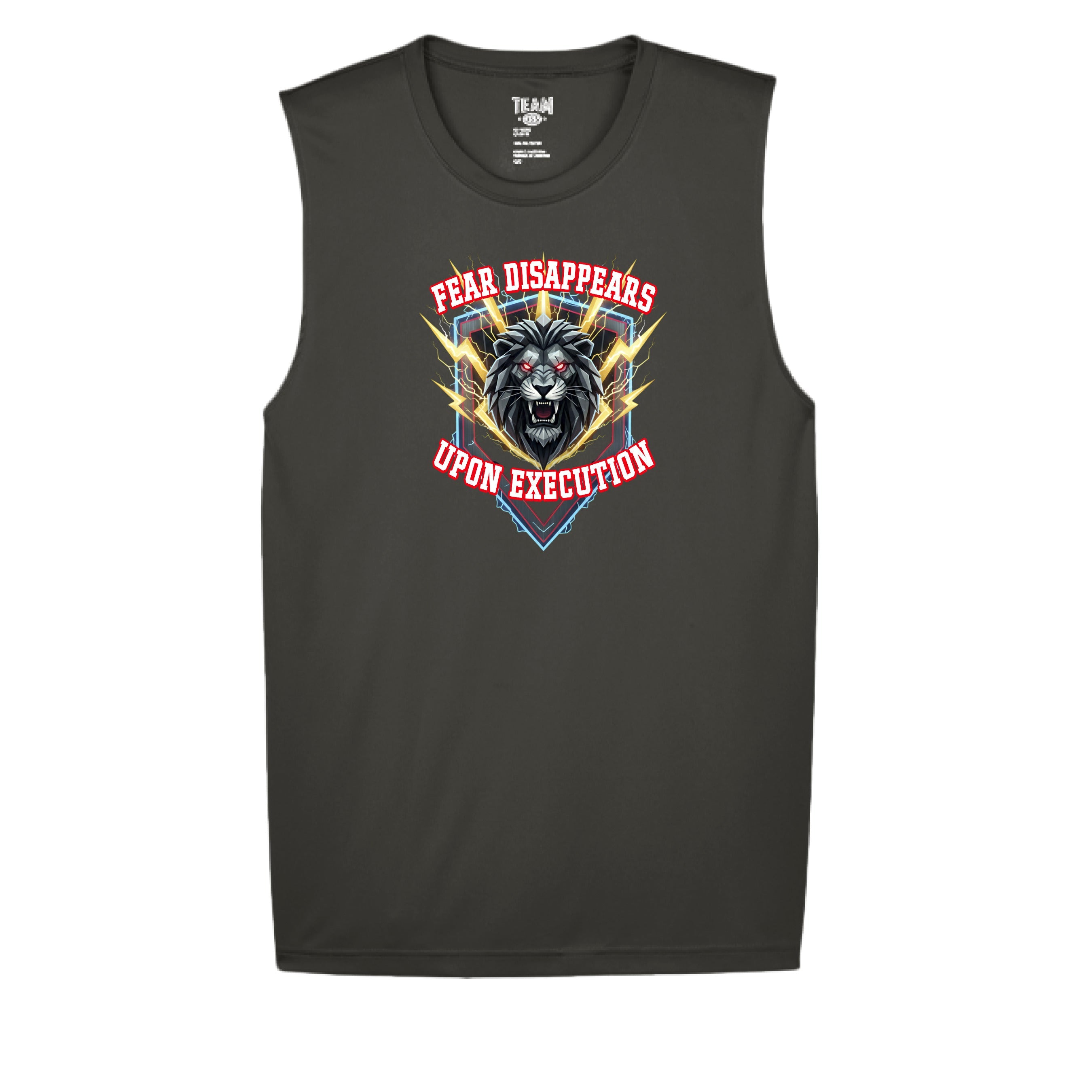 Fear Lion Tank - VEJ Sports Assemblage presents WEAR YOUR WORDS