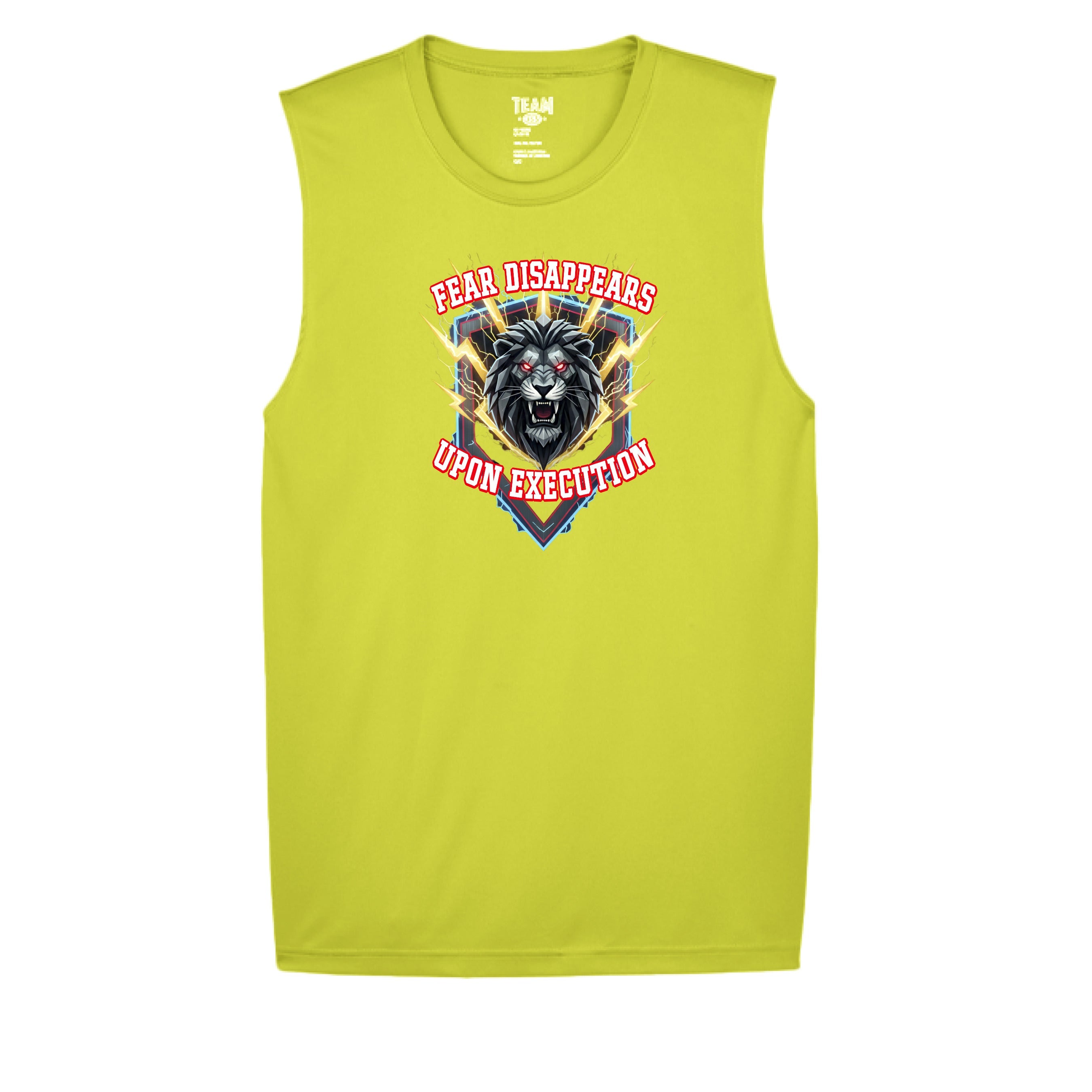 Fear Lion Tank - VEJ Sports Assemblage presents WEAR YOUR WORDS