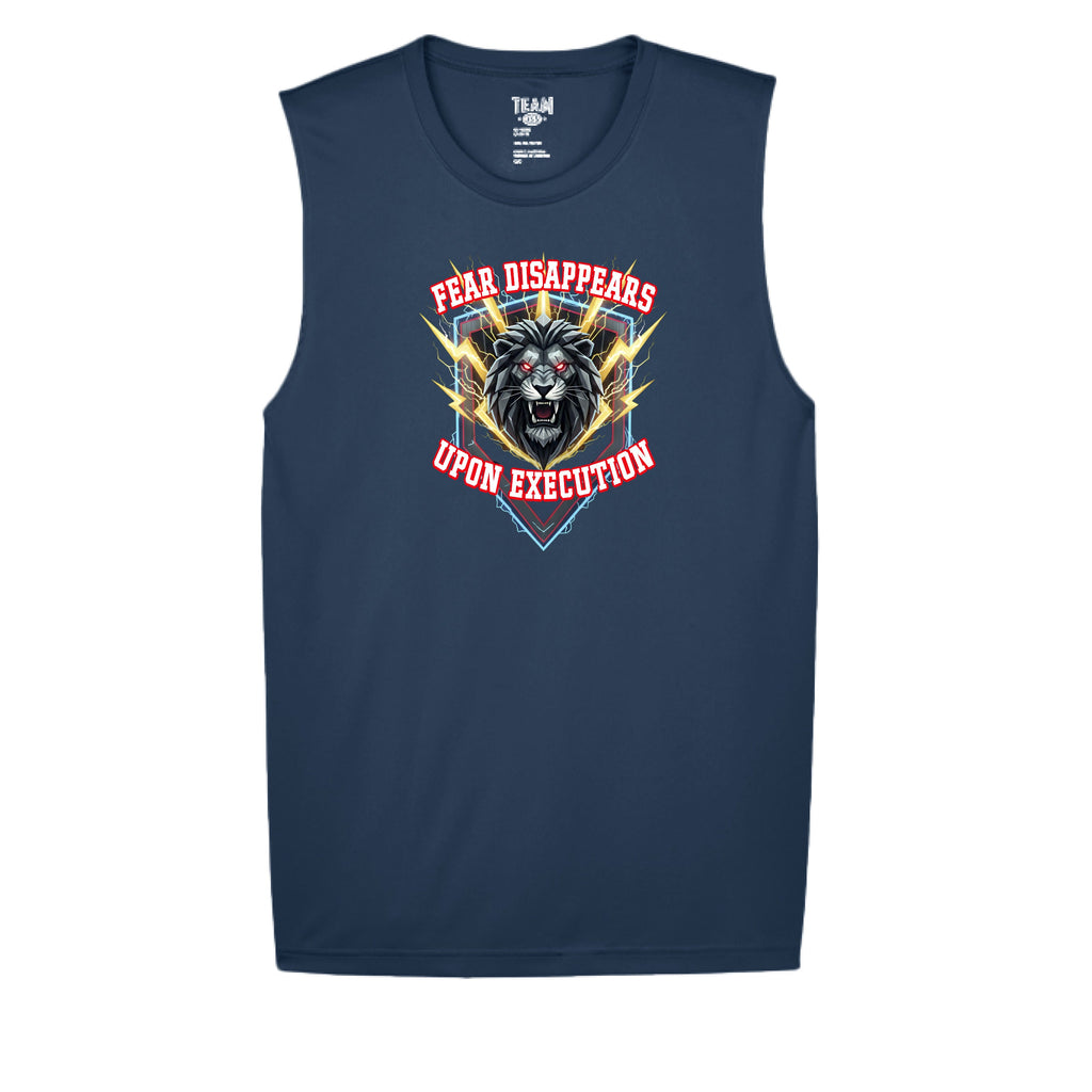 Fear Lion Tank - VEJ Sports Assemblage presents WEAR YOUR WORDS
