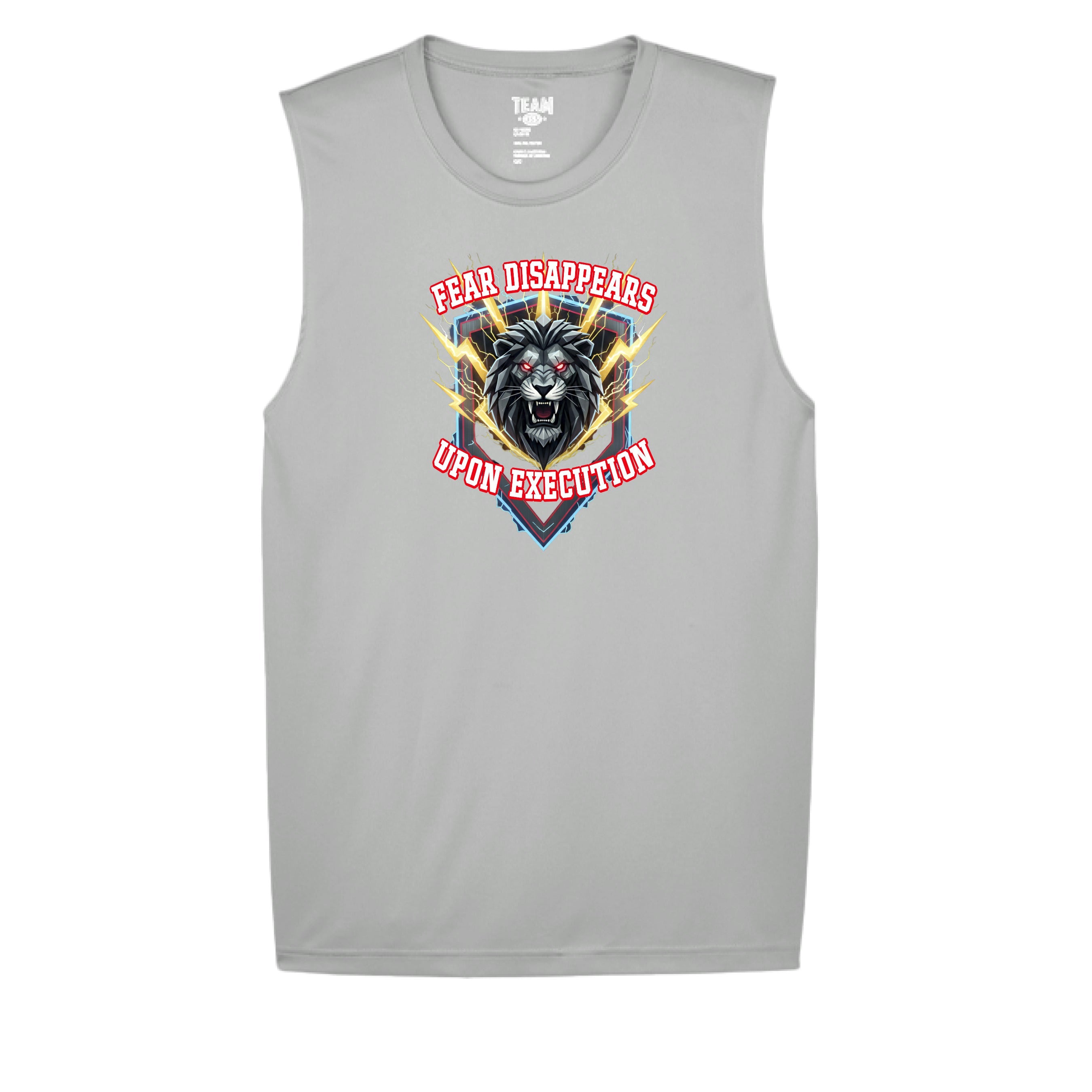 Fear Lion Tank - VEJ Sports Assemblage presents WEAR YOUR WORDS