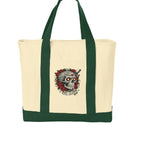 skull tote - VEJ Sports Assemblage presents WEAR YOUR WORDS