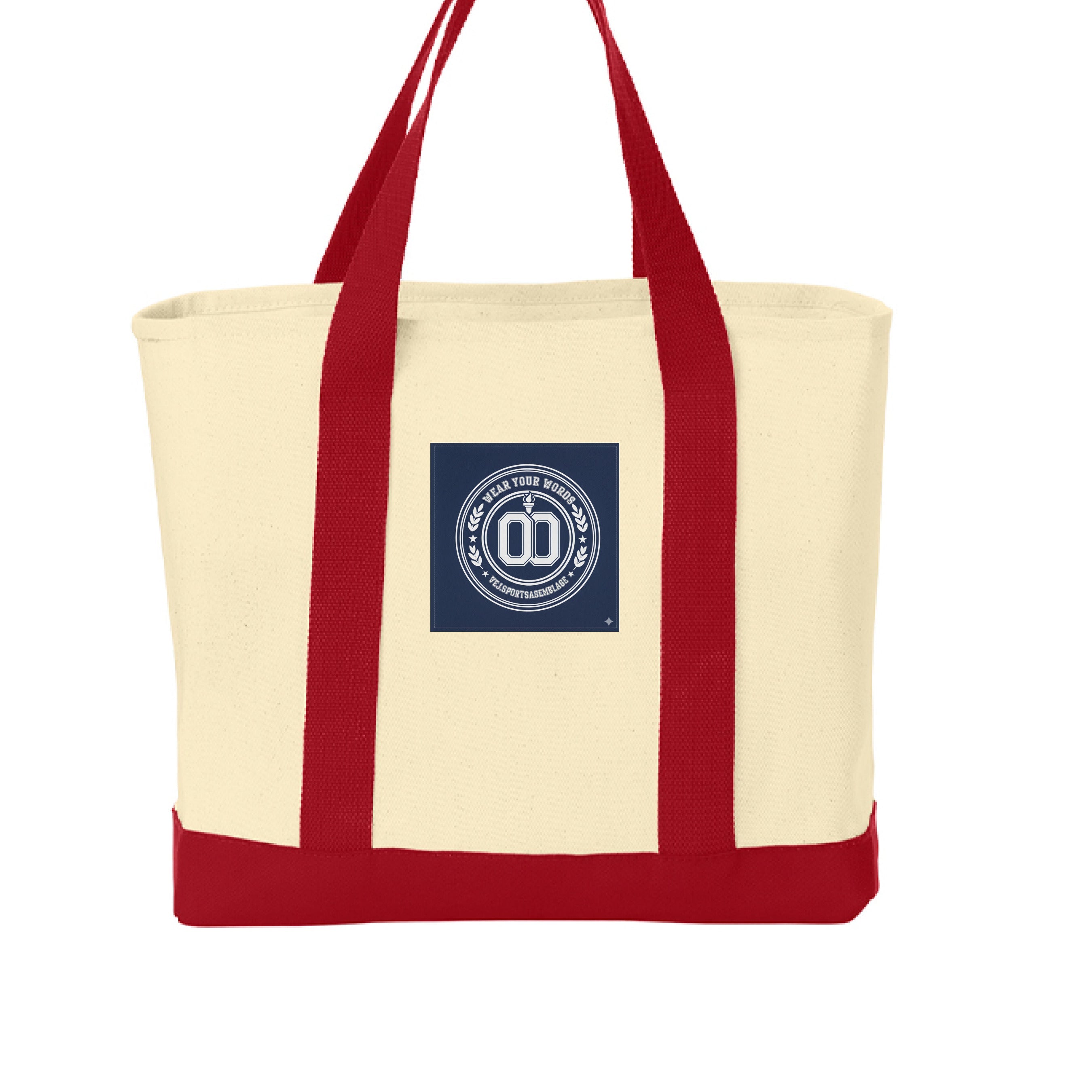skull tote - VEJ Sports Assemblage presents WEAR YOUR WORDS