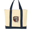 skull tote - VEJ Sports Assemblage presents WEAR YOUR WORDS